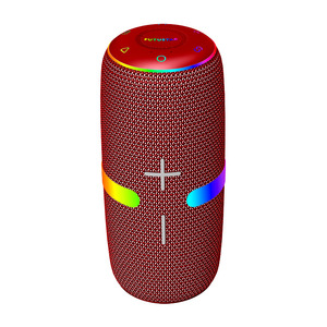 Ao ar livre impermeável sem fio <span class=keywords><strong>bluetooth</strong></span> speaker rgb luzes led portátil bicicleta alto-falante estéreo subwoofer camping ciclismo