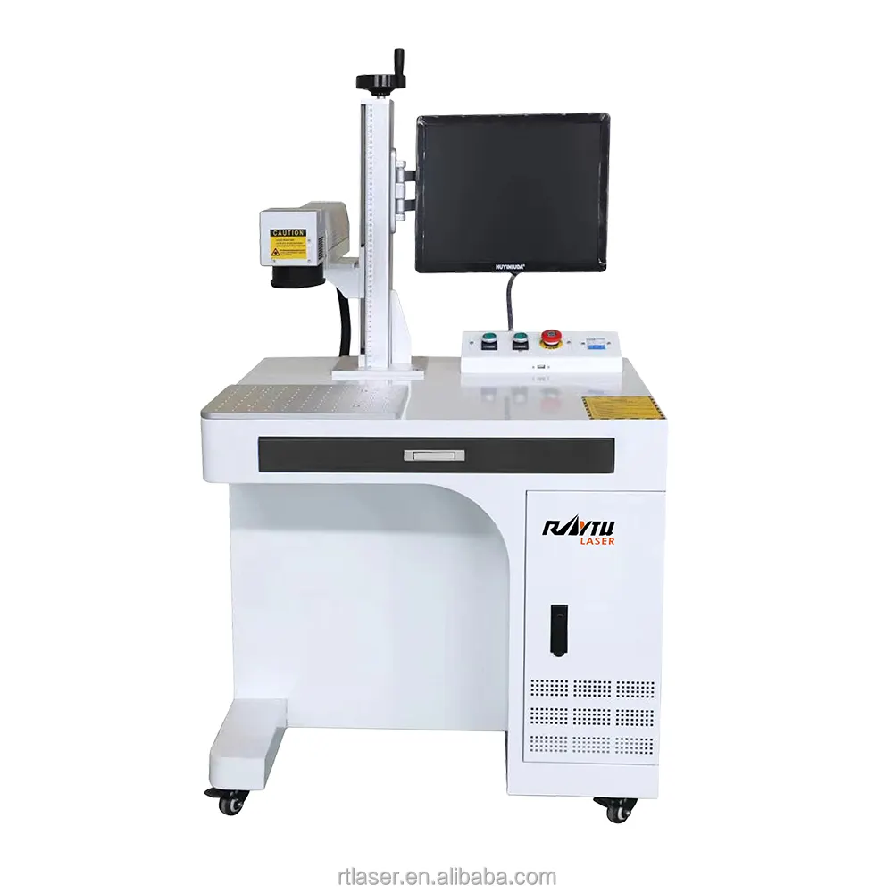 Máquina de marcação a laser de alta precisão para indústria de publicidade, máquina de marcação a laser de metal e fibra dividida