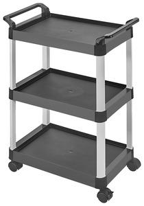 Best Seller Diy Customizable <strong>Top</strong> Quality Storage <strong>Trolley</strong> <strong>3</strong> Layer Rolling Push Cart For Export - Product Image 2