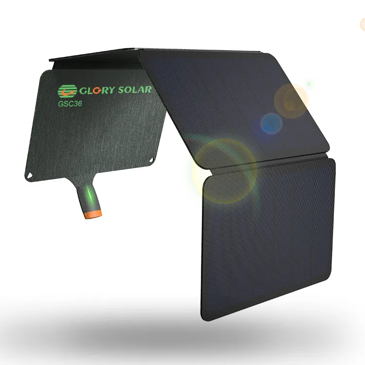 Glory Solar Outdoor portable 36w pannelli solari pieghevoli kit pannello solare pieghevole per camper