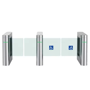 Cancello intelligente del tornello della barriera dell'oscillazione di sicurezza del lettore del controllo di accesso all'aperto e dell'interno - Product Image 4