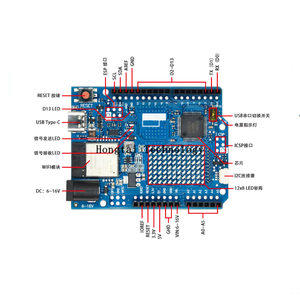 Verbesserte Version des UNO R4-Entwicklungsboards Kompatibel mit dem offiziellen WIFI MINIMA Microcontroller-Programmier-Lern modul