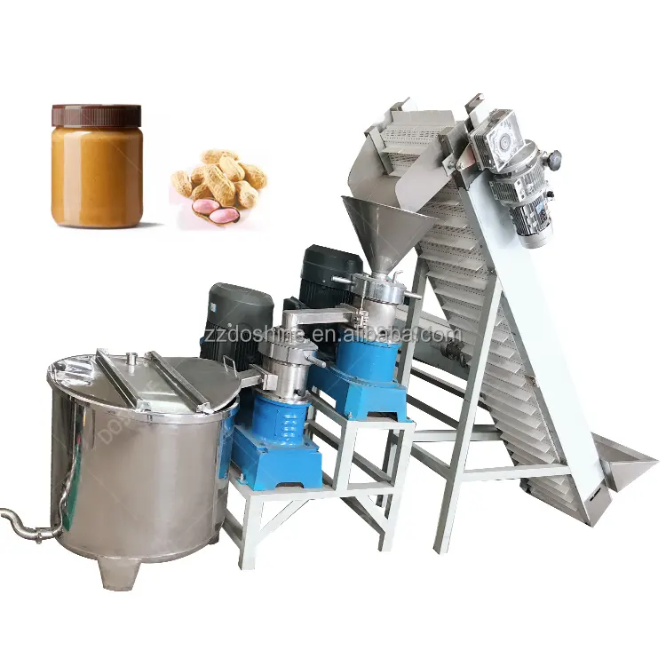 Vendita calda macchina per burro di arachidi burro di arachidi che fa macchine per la macinazione linea di lavorazione del burro di karitè