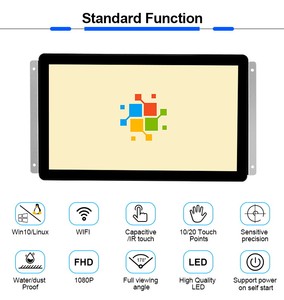 15 15.6 Inch Capacitive Pcap <strong>Embedded</strong> Internal LCD Monitor Display PC All in One Touch Screen <strong>Computer</strong>