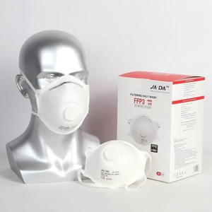 Masker Industri sekali pakai, masker debu katup pernapasan aliran dingin bentuk Cup Ce FFP3 - Product Image 1