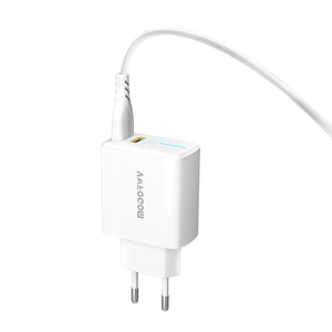 MODORWY 20W高速出力USB-C PD対応壁充電器QC3.0機能複数デバイス用アメリカタイプ5V/3A - Product Image 5