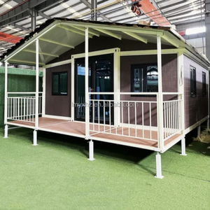 บ้านคอนเทนเนอร์สำเร็จรูป 2 ชั้น กันน้ำ กันไฟ สำหรับขนส่งสินค้า สำนักงานขนาดเล็ก หรูหรา ขยายได้ - Product Image 2