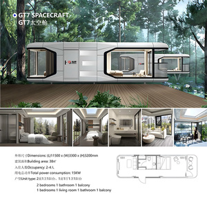Unità Abitativa Modulare Impilabile Smart da 20ft/40ft con Controllo della Temperatura, Casa Capsula per Hotel e Ville - Product Image 2