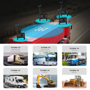AHD <strong>Digital</strong> Hd 1080p Wireless Monitoring System 1-4 Channels Wireless Camera <strong>Input</strong> Backup Camera Car Wireless Rearview System - Product Image 6