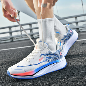 Bahar spor yürüyüş için kadın ve erkek hafif nefes profesyonel maraton koşu ayakkabıları - Product Image 4