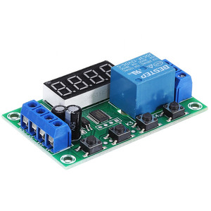 Timer-Relais 5 V12V24V Zyklus-Timing Einstellbarer Ausschalt auslöser Digital anzeige Zeitrelais-Schalter für Wasserpumpe - Product Image 3
