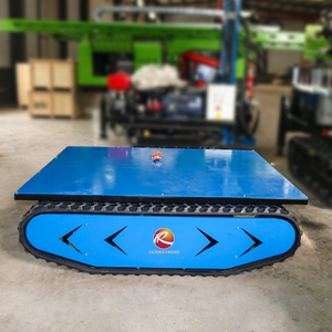 Özelleştirilmiş uzaktan kumandalı Robot paletli Platform taşıma aracı kauçuk paletli şasi - Product Image 5