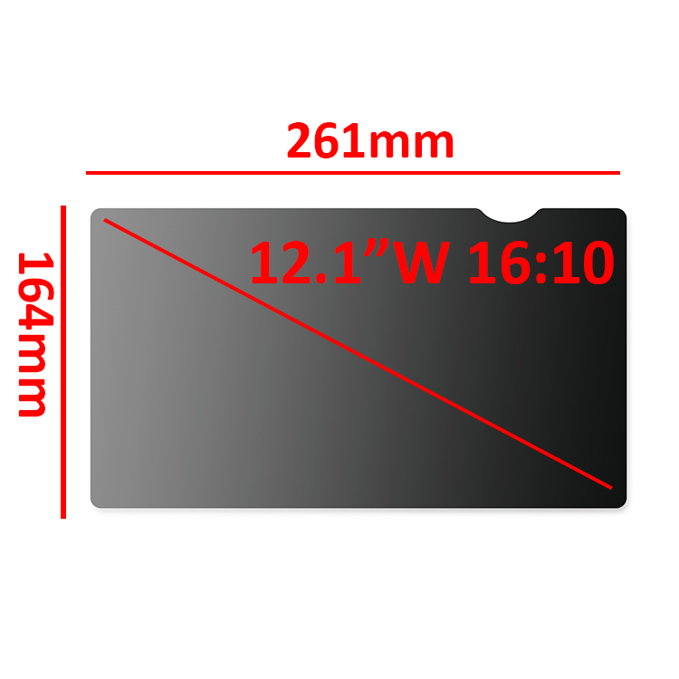 12.1 "16:10 -- 261*164mm
