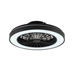 Ventilador de techo Rgb Ventilador de luz multicolor Motor de CC Ventilador de techo Led remoto inteligente con luz - Product Image 1