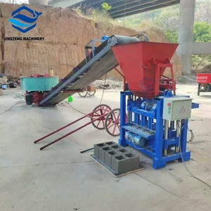 Máy làm gạch 4-2b thủ công Nhà sản xuất khối bê tông xây dựng máy làm gạch rắn liên động - Product Image 1