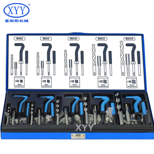 Fabrika kaynağı M5-M12 paslanmaz çelik iplik tamir kiti el seti matkaplar motor kolları kurulum araç sert çanta aracı OEM - Product Image 5
