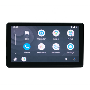 GPS Motorcycle <strong>Screen</strong> Android Auto Display AirPlay IOS iphone Mirror Link Radio Player Portable CarPlay <strong>Screen</strong> - Product Image 3