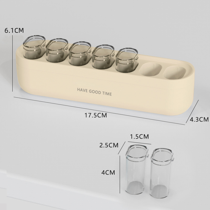 Qy7328 7-day pill box-beige