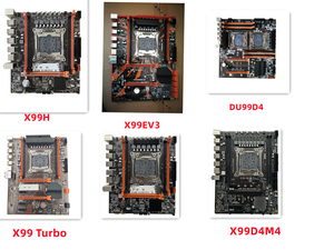 X99 Bo mạch chủ Dual CPU hỗ trợ Xeon LGA 2011 E5 V3 V4 DDR3 ECC 256GB RAM và M.2 NVMe NGFF SSD - Product Image 4
