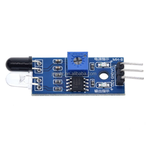 Módulo de sensor de evitación de obstáculos infrarrojos para Arduino Diy Smart Car Robot reflectante fotoeléctrico 3PIN