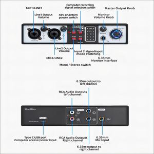 New Design <strong>Audio</strong> <strong>Interface</strong> <strong>Usb</strong> Recording With Great Price <strong>Usb</strong> <strong>Audio</strong> <strong>Interface</strong> - Product Image 2