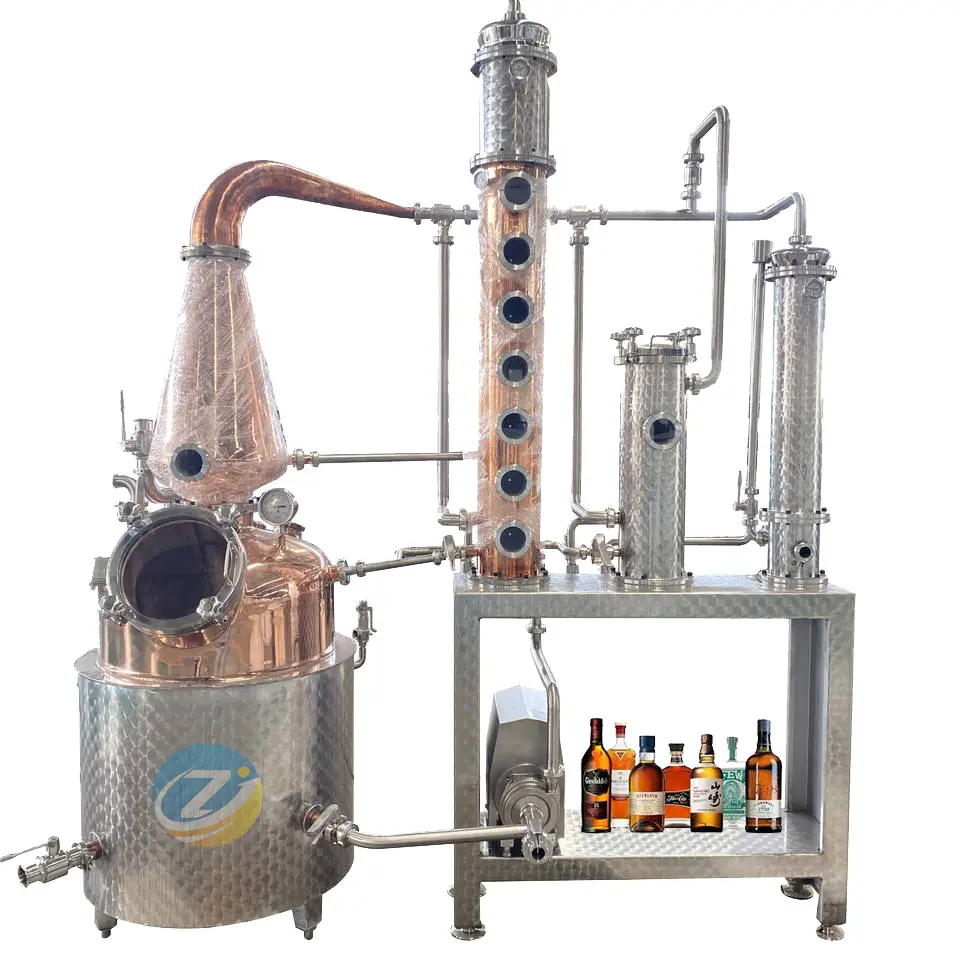 Distillatore di alcol distillatore di Gin di Whisky di alta qualità da 300 litri per uso commerciale