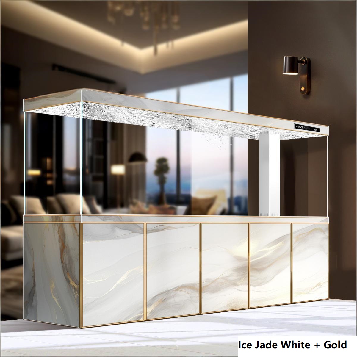 5-Ice Jade White + Gold