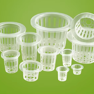 Hydroponics PP Filed Planting Baskets <strong>Net</strong> <strong>Pot</strong> Basket <strong>Net</strong> Cup 2&quot; 3&quot; 4&quot; <strong>5</strong>&quot; for Hydroponic PVC System - Product Image 1