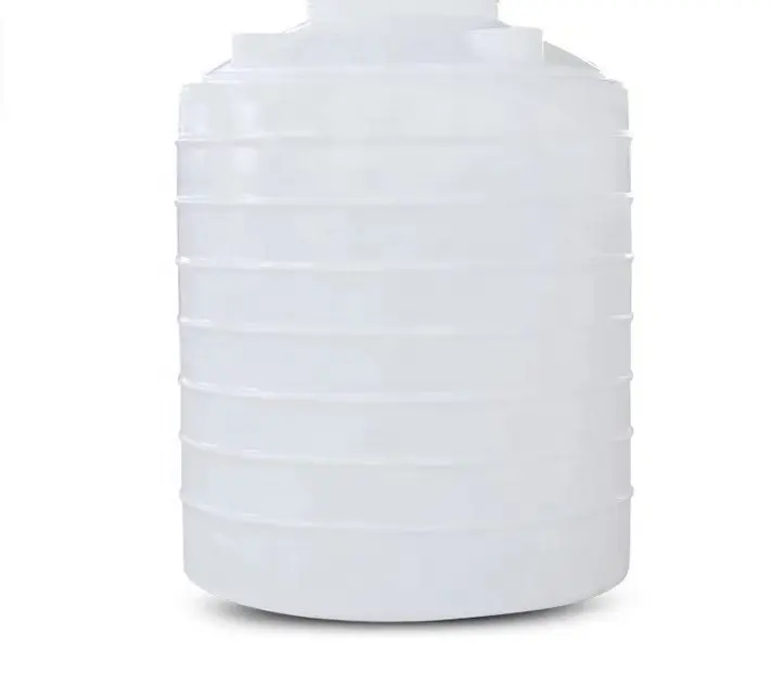 1-50 ton kapasiteli kalınlaşmış PE plastik su kulesi su depolama tankı, açık inek tendon kimyasal su depolama tankı