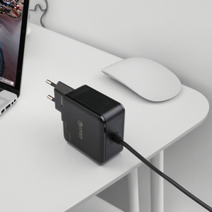 高品质联想PD USB C 45W 9V3A交流适配器，带电源线电源适配器C型笔记本电脑USB充电器 - Product Image 4