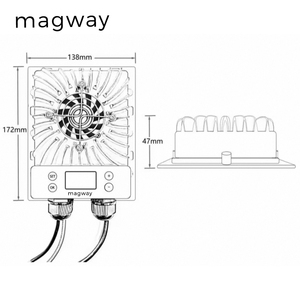 Magway MPPT, 200 Вт, регулируемый 25 А, солнечный PV-регулятор, автоматический контроллер заряда солнечной батареи, солнечное PV зарядное устройство с ЖК-дисплеем, двойной USB - Product Image 6
