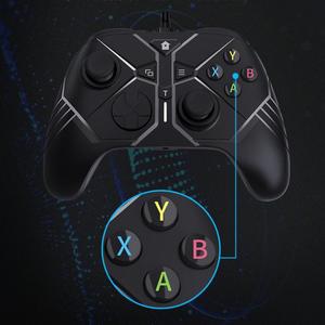 PCヘッドフォンジャックと互換性のあるXboxOneSlim用XboxシリーズS用の高品質TYPE-C有線ゲームパッドコントローラー - Product Image 4
