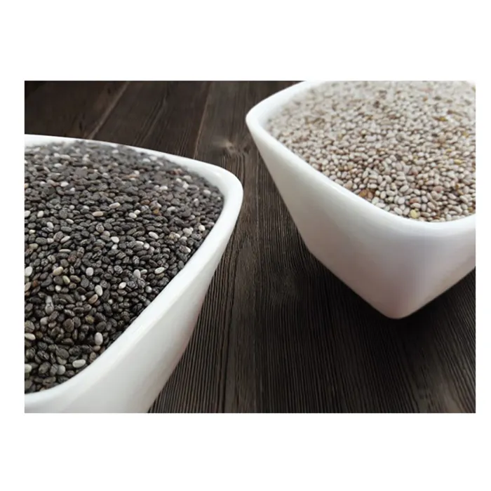Semillas de chía a granel, semillas de chía negra, supercomida que contiene una gran cantidad de nutrientes o venta