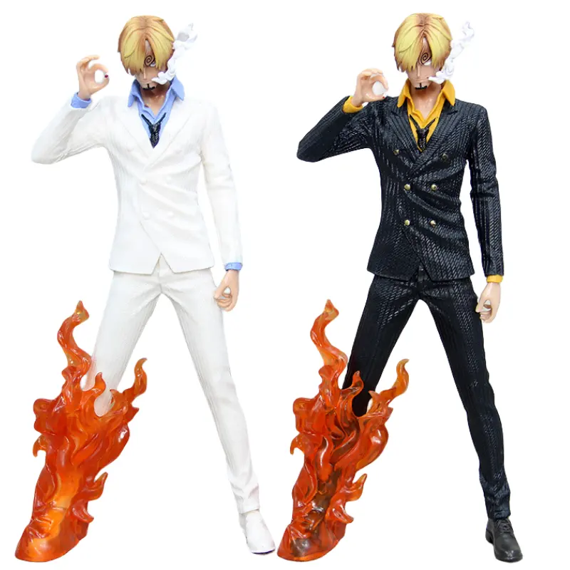 Hot sale quality goods 33cm PVC Model Toy Fantasy Sanji Resin Crafts One Pieces sanji Anime Action Figure