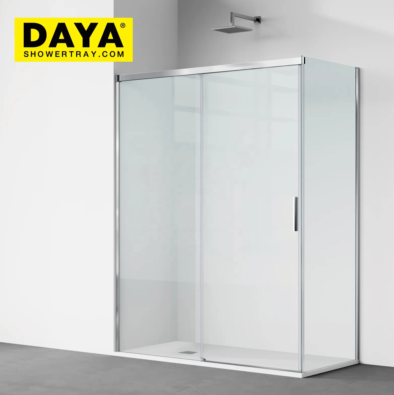 Best seller 2023 custom shower glass enclosure sliding door shower screen compact walk- in shower enclosure