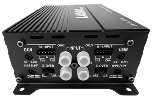 High <strong>Input</strong> LBC60.4FD Full-Range Class D 4-Channel 60x4 RMS @4 OHM Compact Amp for <strong>Speakers</strong> in Car Audio System - Product Image 3