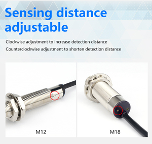 M12 200mm NPN NO Laser <strong>Diffuse</strong> Optical <strong>Proximity</strong> <strong>Sensor</strong> for Position Detection - Product Image 5