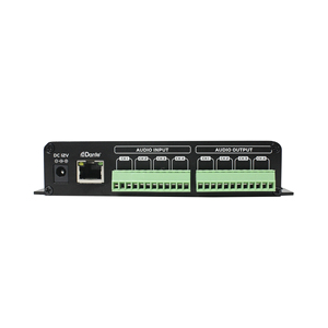 Convertidor de transmisor de Audio de 4 en 4 salidas, interfaz de red Dante AES67 con Control de volumen independiente, compatible con fuente de alimentación POE - Product Image 2