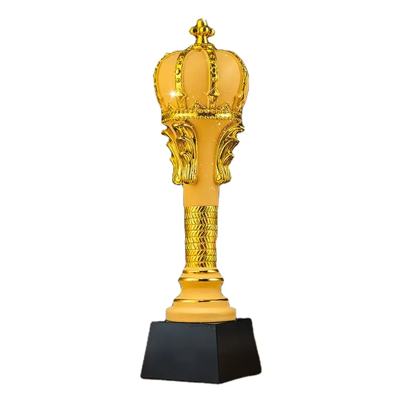 Presente Futebol Ouro Figura Esporte Mundial Liga Lembrança Copa campeões liga punho troféu