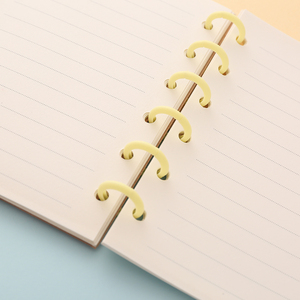 Đẹp văn phòng chất lượng nguồn cung cấp cho máy tính xách tay cuốn sách giấy PP nhựa Loose-Leaf nhựa ràng buộc Vòng máy tính xách tay A5 chất kết dính - Product Image 4