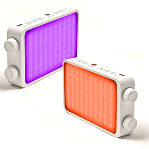 ポータブル25W RGB写真フィルライト充電式ビデオスタジオLEDパネル自撮り撮影 - Product Image 1