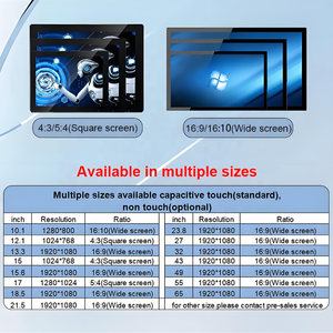 Máquina de automatización de control industrial todo en uno completamente cerrada, tableta industrial con pantalla táctil capacitiva integrada en stock - Product Image 6