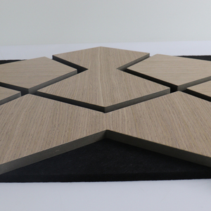 لوحات زخرفية متعددة الوظائف ثلاثية الأبعاد مخدد من 3 جوانب من Akupanel عازلة للصوت عالية الكثافة لوحة صوتية تصنعها بنفسك للاستوديو والسينما المنزلية - Product Image 3