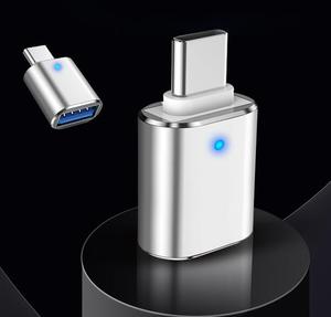 ประเภท-C ถึง USB3.0 OTG พร้อมไฟเมื่อทำงานเครื่องอ่านบัตร - Product Image 1
