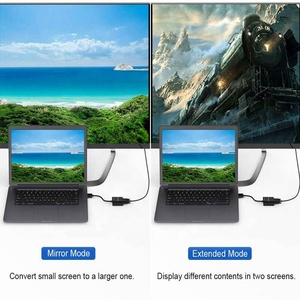 New Design Free Sample <strong>HDMI</strong> to VGA Adapter VGA to <strong>HDMI</strong> Cable Converter with Audio and Power 1080P Wholesales