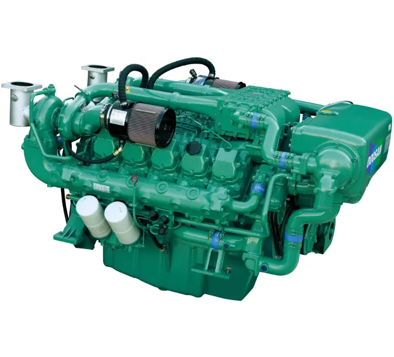 Оригинальный двигатель с водяным охлаждением V10 Doosan V180TI для морского использования