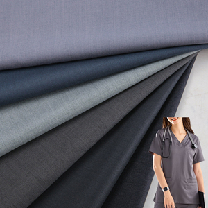 Dệt may vải nhà sản xuất Nhà cung cấp bán buôn dệt TR Rayon chống nhăn <span class=keywords><strong>Polyester</strong></span> Viscose bảo hộ lao động yếm vải đồng phục - Product Image 1