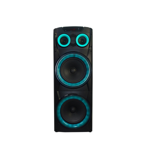 Alto-falante portátil grande recarregável poderoso T Dual de 10 polegadas 80W Alto-falantes para festas <span class=keywords><strong>Bluetooth</strong></span> para trabalho doméstico
