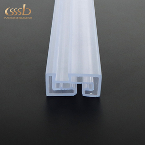 Kunststoff transparentes <span class=keywords><strong>PVC</strong></span>-Führungs gleit schienen profil für Kabel
