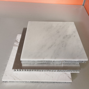 Eastern White Thin Marble Stone Waben platte für Innenwand säulen säule